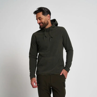Jack Pyke Fieldman fleece hoodie in dark olive green