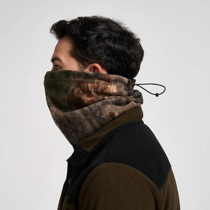 Jack Pyke fleece neck gaiter in camo browns and greens
