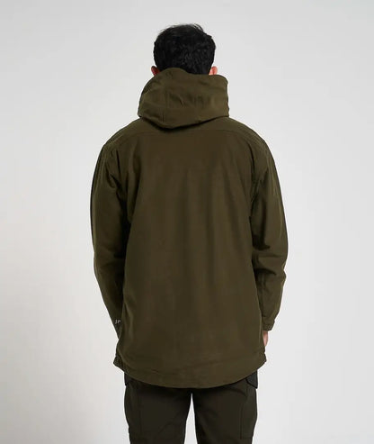 Olive green Jack Pyke Galbraith smock jacket with sleek hooded design