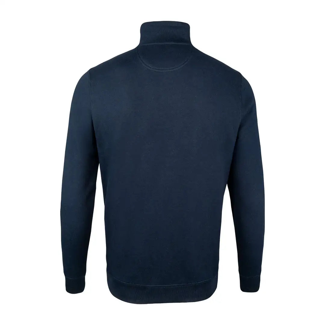 Dark navy blue Jack Pyke half zip sweatshirt with soft fabric finish