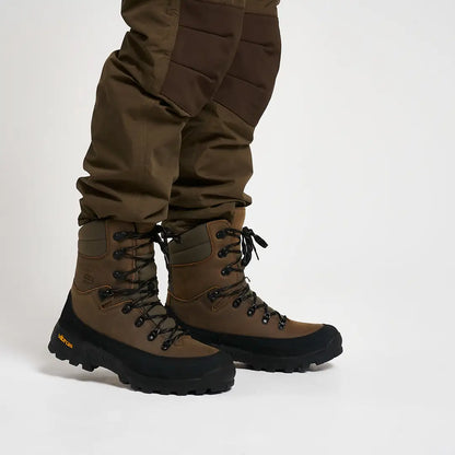Jack Pyke Hunters Boots: brown black rugged leather hiking boots