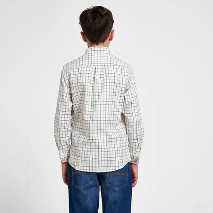 Boy in Jack Pyke Junior Countryman Shirt with checkered pattern