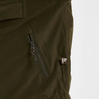 Jack Pyke junior Galbraith smock with dark olive green trousers and zip pocket