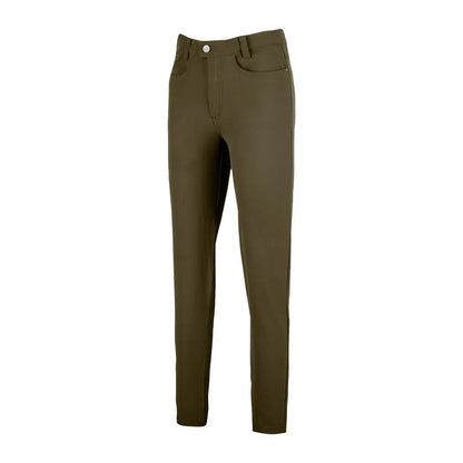 Jack Pyke ladies contour stretch pants in olive green slim-fit style