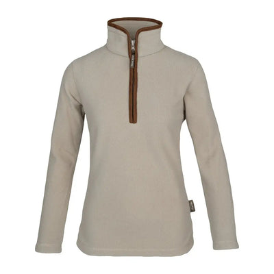 Jack Pyke Ladies Countryman beige fleece zip-up sweater