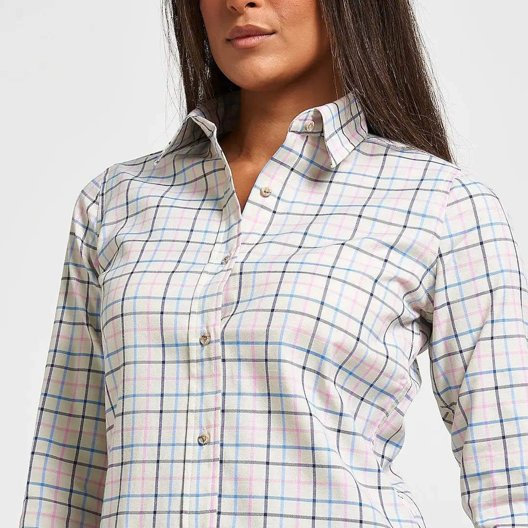 Jack Pyke Ladies Countryman long sleeved shirt in pastel plaid