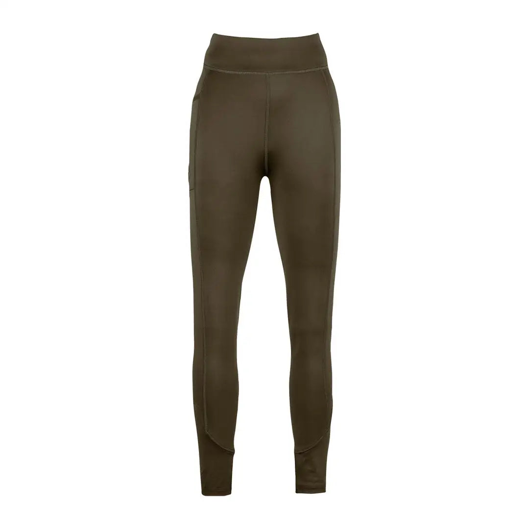 Jack Pyke ladies leggings in olive green, high-waisted and form-fitting