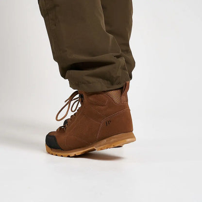 Jack Pyke Lowland brown suede mesh hiking boot with black toe cap