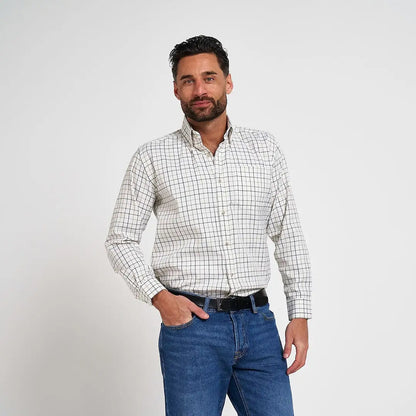 Jack Pyke Countryman long sleeved classic checked shirt on man