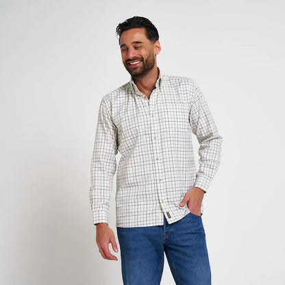 Jack Pyke classic checked Countryman long sleeved shirt on man