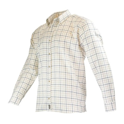 Plaid button-down Jack Pyke Countryman shirt with collar and long sleeves for men