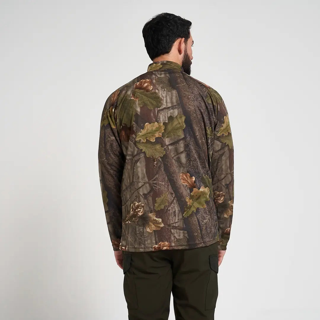 Jack Pyke Quick Wick mens woodland camo long-sleeve jacket