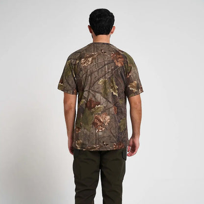Jack Pyke Quick Wick t-shirt in woodland camo pattern