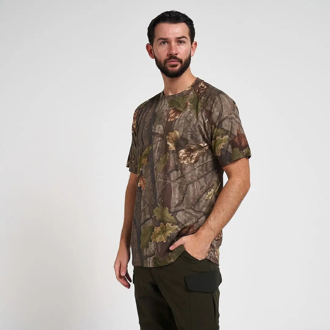 Jack Pyke Quick Wick mens camo short-sleeve t-shirt