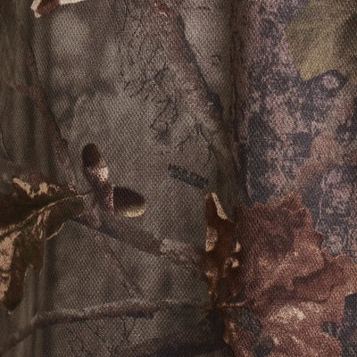 Jack Pyke roll neck top in brown gray camo weave for fieldsports warmth