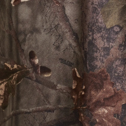 Jack Pyke roll neck top in brown gray camo weave for fieldsports warmth