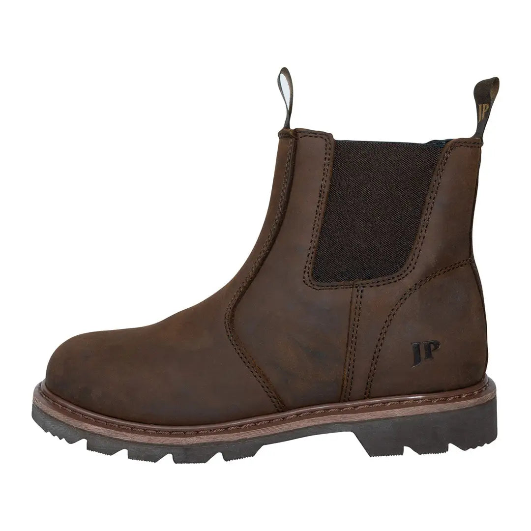 Dark brown Jack Pyke Shires Dealer Boot with elastic sides and lug sole