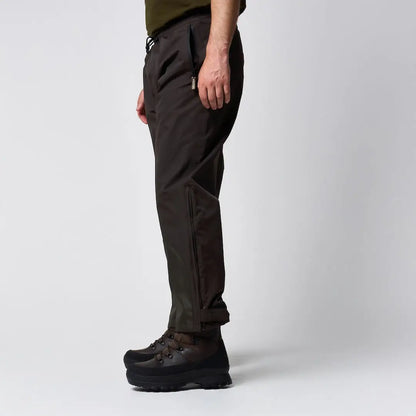 Jack Pyke Technical Featherlite Trousers in dark olive green lightweight waterproof suit