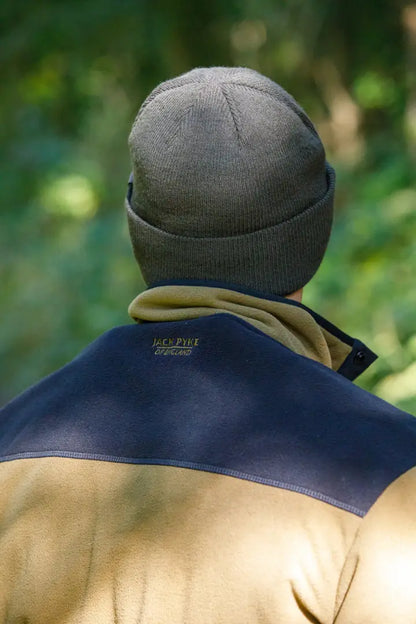 Olive green Jack Pyke Thinsulate Bob Hat, a cozy traditional beanie hat for chilly days