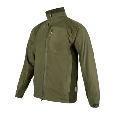 Jack Pyke Weardale field jacket in olive green nylon with zipper and pockets
