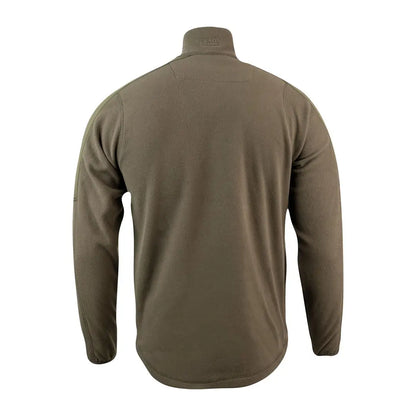 Jack Pyke Weardale fleece jacket in olive green with high collar