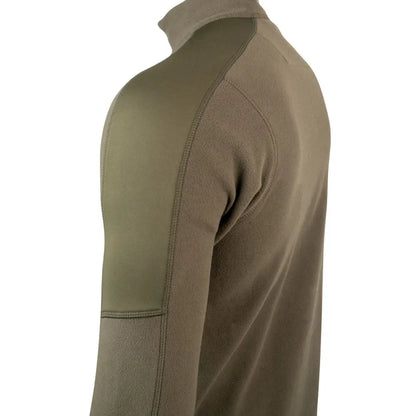 Tan Jack Pyke Weardale fleece jacket with reinforced seams and high collar