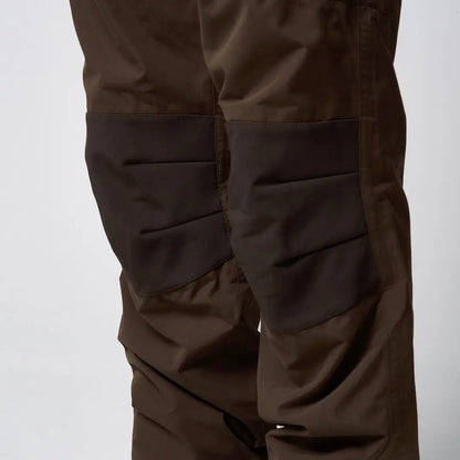 Jack Pyke Weardale brown cargo pants with reinforced dark brown patch pockets
