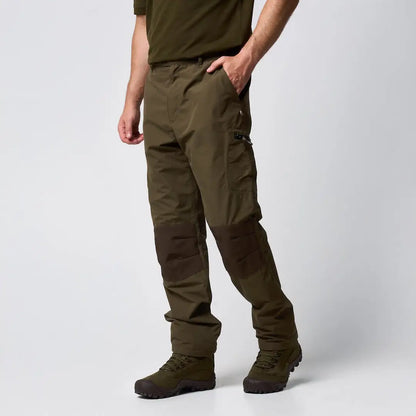 Jack Pyke Weardale olive green tactical pants with reinforced knees and utility pockets