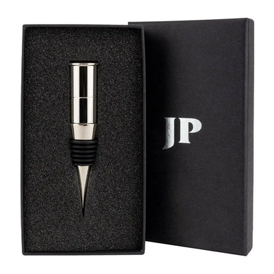 Sleek Jack Pyke Wine Stopper in a classy black gift box for stylish gifting