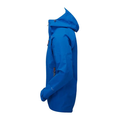 Bright blue Keela Pinnacle Jacket in Aquaflex Extreme fabric, perfect for layering