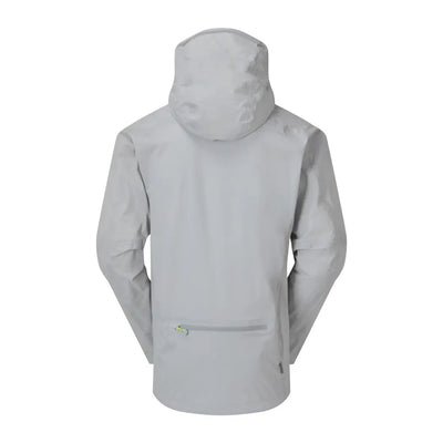 Light gray Keela Saxon Jacket with a zippered back pocket for style and convenience