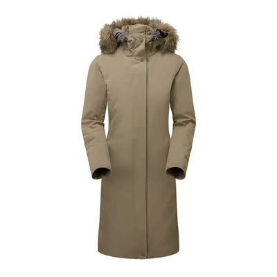 Keela Womens Crofter Parka with contemporary silhouette and fur-trimmed hood for everyday life