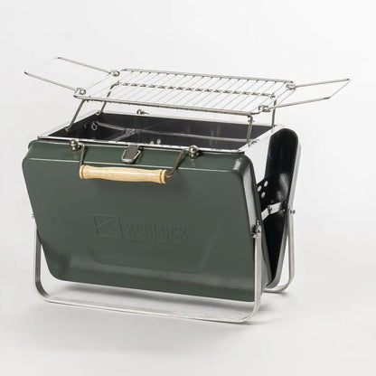 Portable Kenluck Buddy Grill perfect for outdoor BBQ adventures and tasty grilling fun
