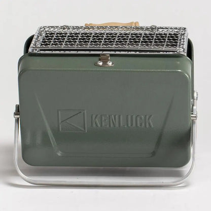 Portable Green Grill perfect for outdoor cooking with the Kenluck Mini Grill