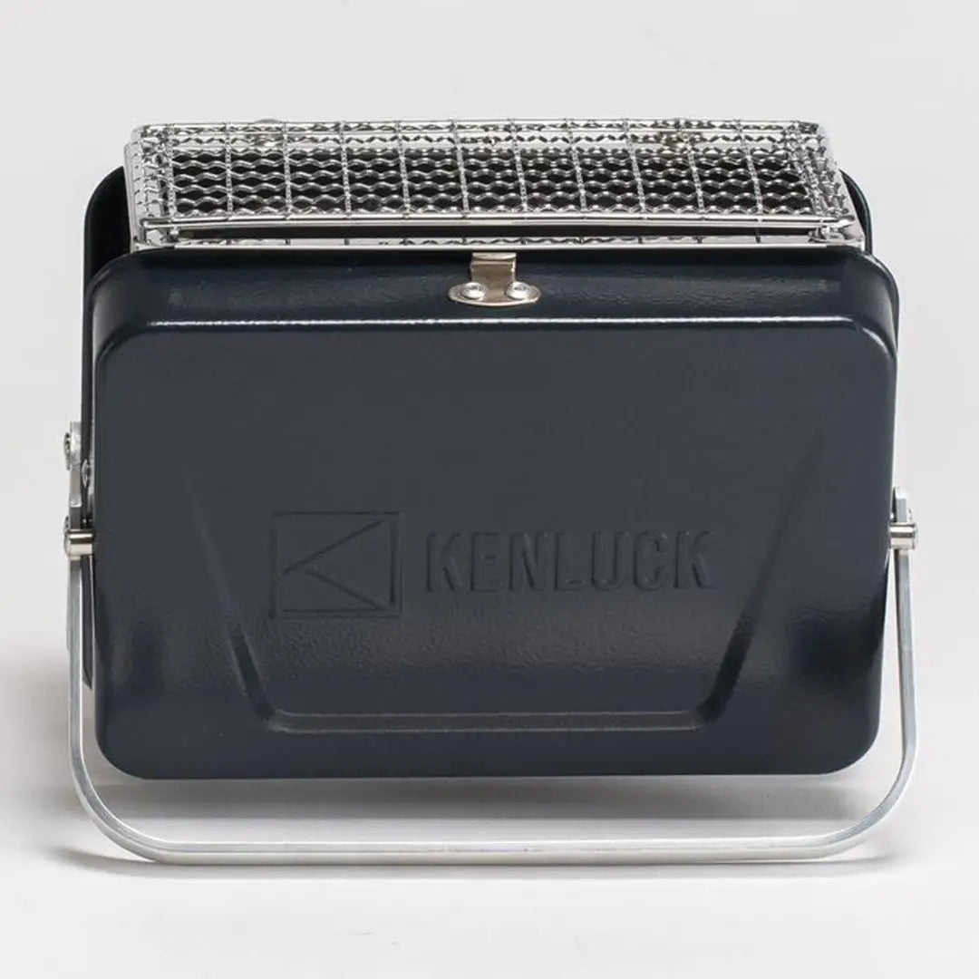 Portable charcoal grill showcasing the Kenluck Mini Grill, perfect for on-the-go BBQs