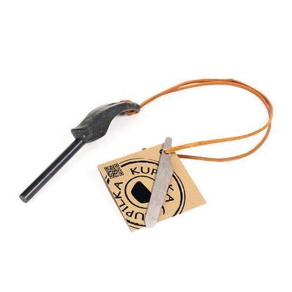 Kupilka Firesteel fire starter with compact striker and lanyard for country clothing fans