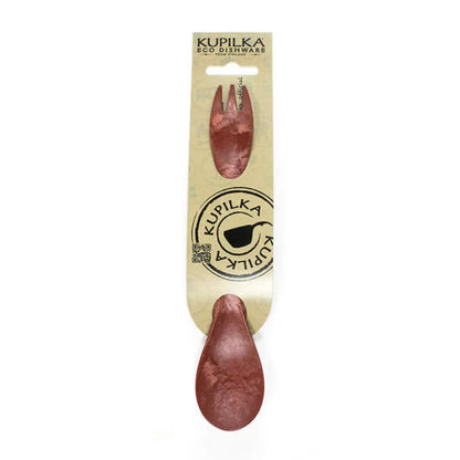 Eco-friendly salad serving set with Kupilka Spork for outdoors and hunting adventures