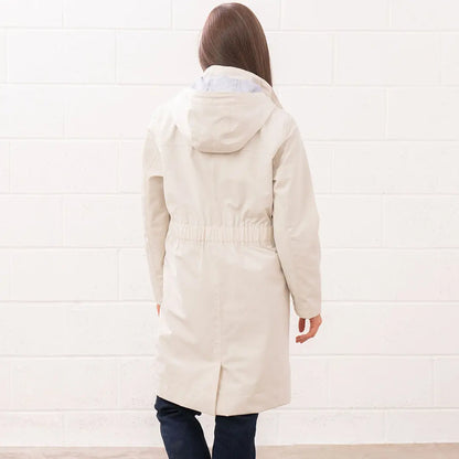 Beige hooded parka from Lighthouse Ladies Annika Coat collection for women