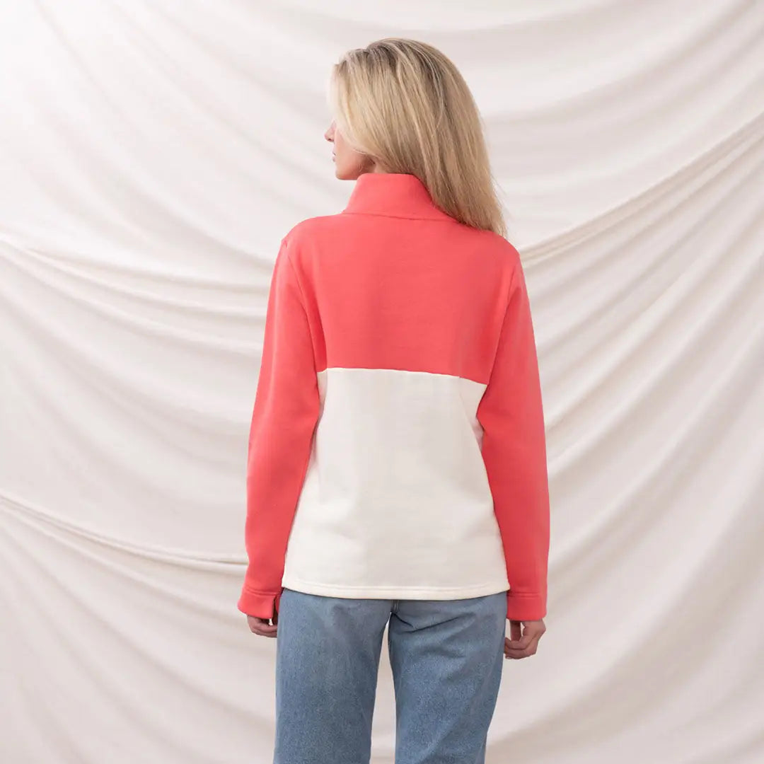 Two-tone long-sleeved top from Lighthouse Ladies Haven II Jersey collection
