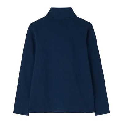 Dark blue Lighthouse Ladies Shore II Jersey long-sleeved quarter-zip pullover for women