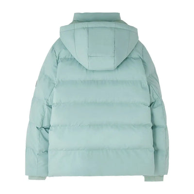 Light blue Lighthouse Margot Ladies coat with hood, perfect for chilly days