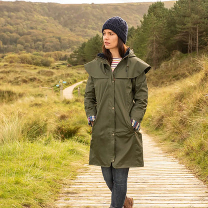 Trench Coat Lighthouse Outback Ladies Long Waterproof Coat Full