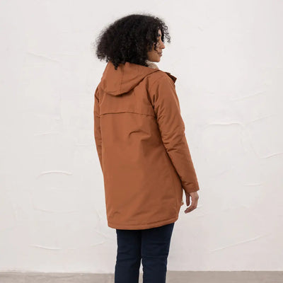 Lighthouse Scarlet Ladies Coat in rust for outdoors and country clothing, perfect for hunting