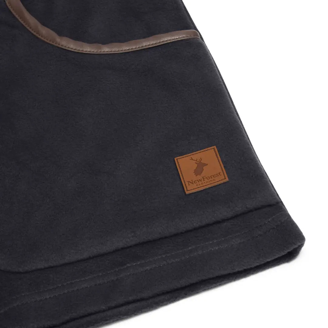 Dark gray fleece shorts from the New Forest Fleece Gilet collection showcasing forest fleece style