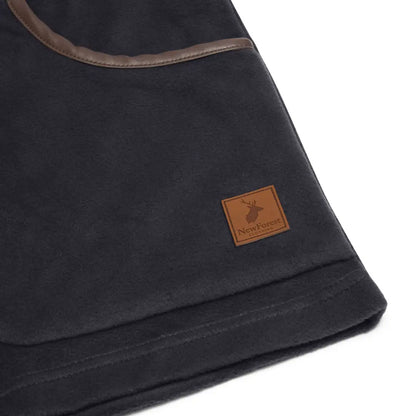 Dark gray fleece shorts from the New Forest Fleece Gilet collection showcasing forest fleece style