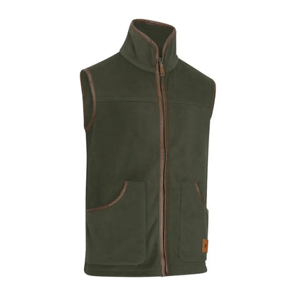 Olive green fleece gilet from New Forest Fleece Gilet collection perfect for layering
