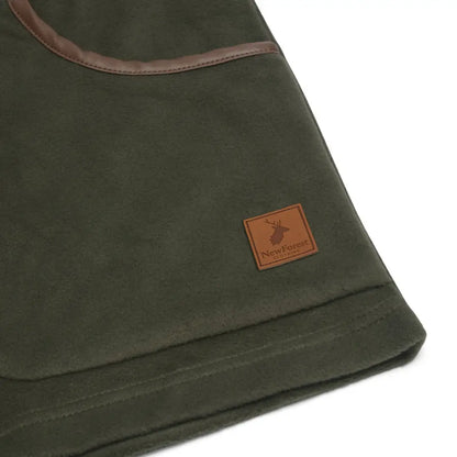 Olive green fleece shorts from the New Forest Fleece Gilet collection, perfect for outdoor adventures