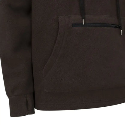 Brown hooded sweatshirt from the New Forest Heathland Hoodie collection, perfect for forest lovers