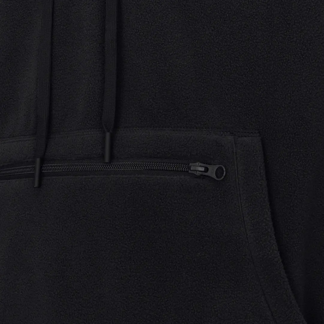 Black hooded sweatshirt with zippered pocket from the Forest Heathland Hoodie collection