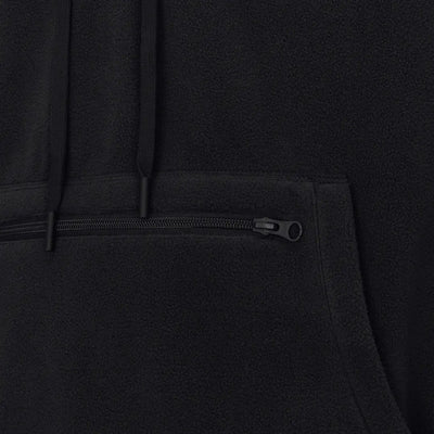 Black hooded sweatshirt with zippered pocket from the Forest Heathland Hoodie collection